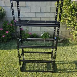 5 shelf medium duty steel shelving 