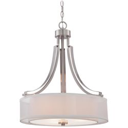 Minka Lavery Parsons Studio 3 Light Nickel Pendant