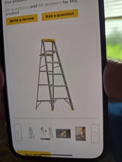 Warner 6 Ft.  Step Ladder. 250 Lb Max