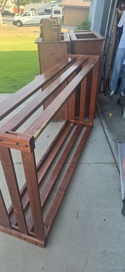 Free!Wooden loft bed twin size