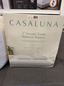 King 3" Serene Foam Mattress Topper - Casaluna