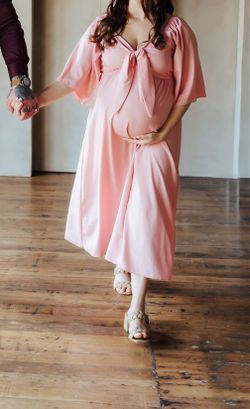 Maternity Dress Light Pink