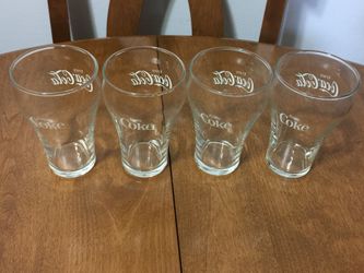 1970’s Coca Cola Glass Set Of 4