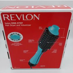 Revlon RVDR5222MNT 1100W Hair Dryer and Volumizer Hot Air Brush - Mint