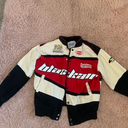red and black black air aelfric eden nascar jacket size medium 
