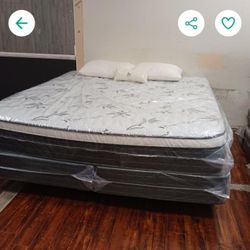 🔥💯🔥💯 $199 Queen Pillow Top Mattress And Box Spring $199 🔥💯🔥💯