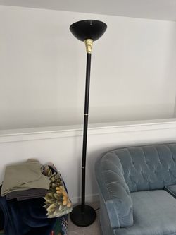 Black and Gold Floor Lamp