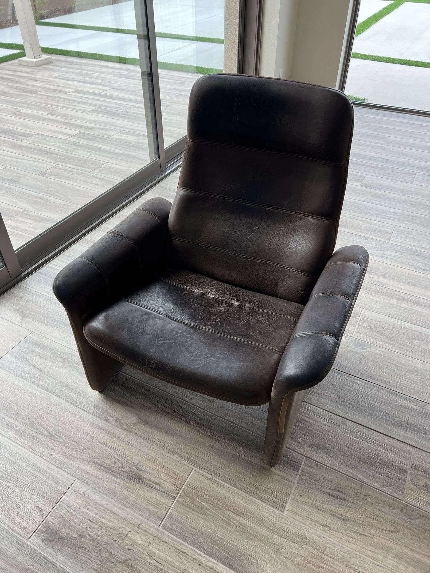 Mid-Century Vintage Leather Chair