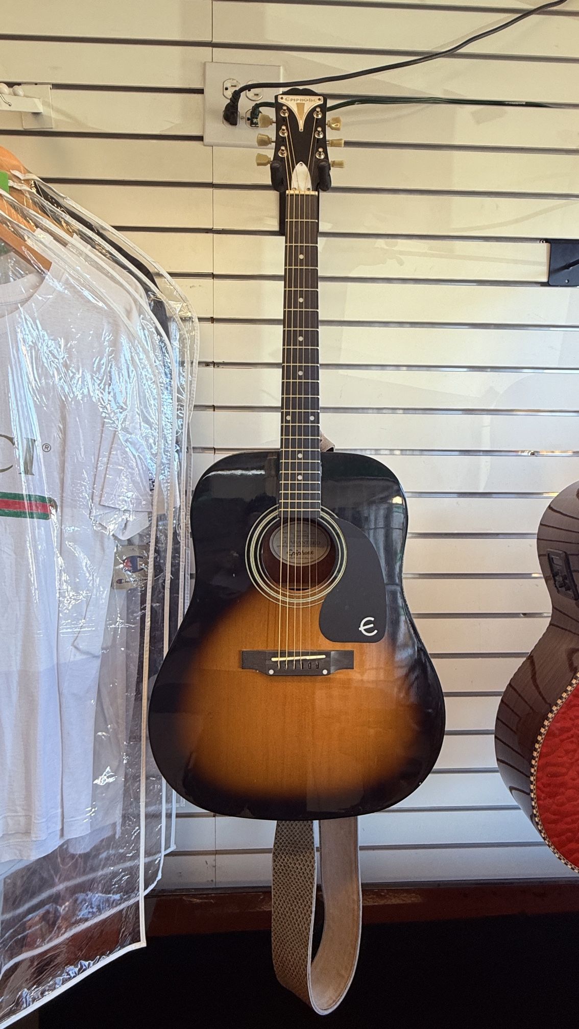 Epiphone Pro-1 VS Acoustic Guitar