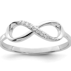 NOW 50% OFF Solid 925 Sterling Silver Infinity ring