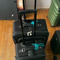 Matching luggage set one large one carry-on