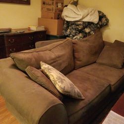 Microfiber Couch & Chair