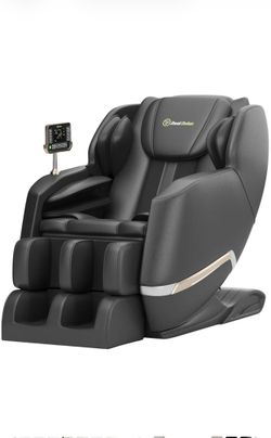Real Relax Full Body Zero Gravity Shiatsu Recliner Electric Massage Chair, Black