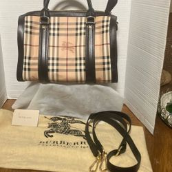 New Burberry Haystack Print Speedy Bag