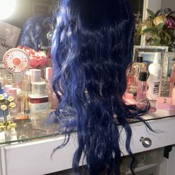 Blue Wig