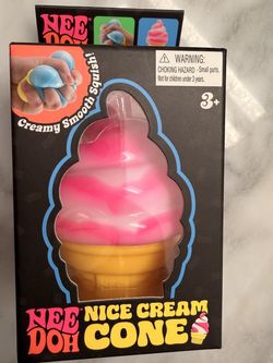 Needoh Nice Cream Cone - Needoh Icecream - Pink