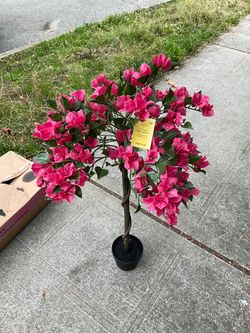 Artificial Bougainvillea Tree 3.4ft UV Resistant