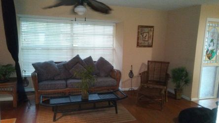 Tommy Bahama Style Wicker Couch