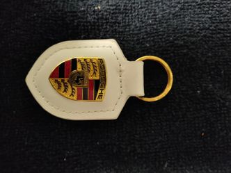 Genuine Porsche Key Chain Emblem