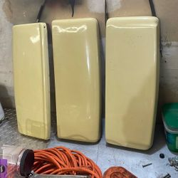 Vintage gold Toilet Tank Lids