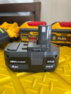 Ryobi ONE+ 18V 4Ah Lithium Battery