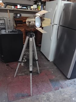 Living Spaces spotlight tripod floor lamp