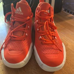 Orange Men’s Adidas SM Crazyquick 3 Basketball Sneaker Shoes