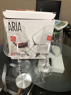 2 calici vini Rossi (red wine glasses) ARIA da Vinci collection