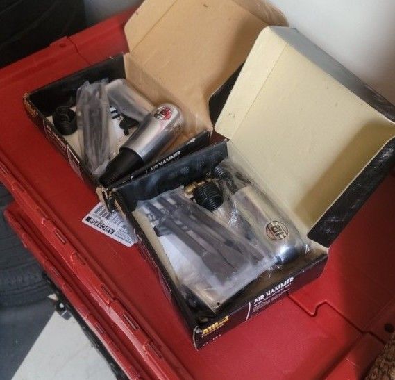 Two Brand New Allied Air Hammer Chisel Sets. Both For $40