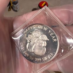  One Oz .999 SILVER