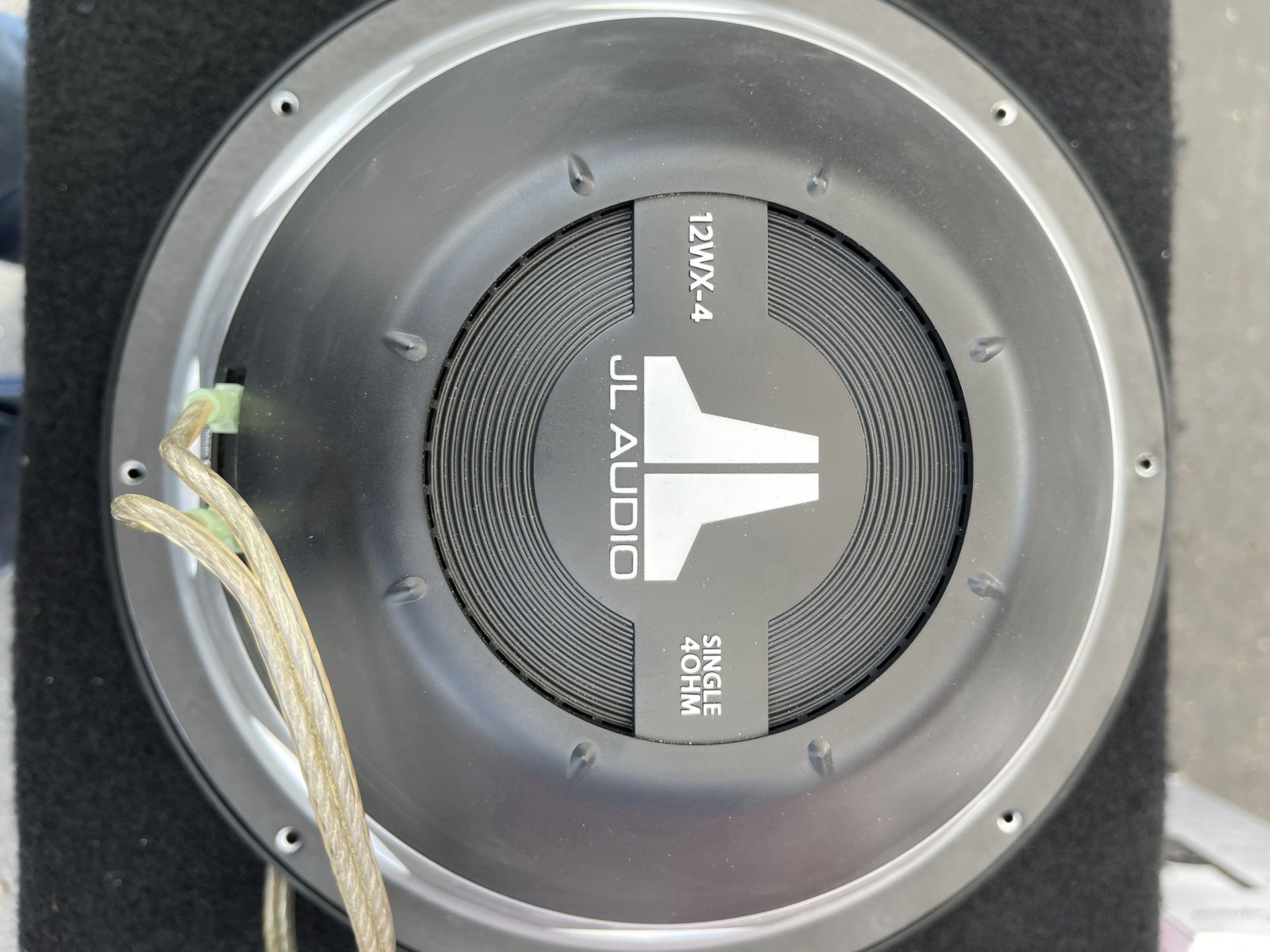 2 JL audio subwoofers