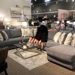 Blue/Gray Sectional