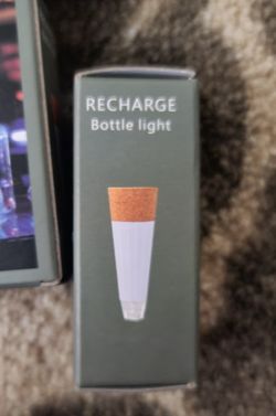 rechargeable bottle light