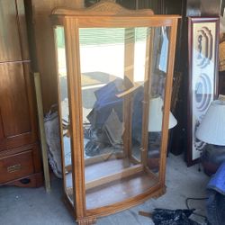 Curio Cabinet W/ 3 Glass Shelves 4ft X 2ft