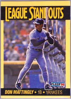 Don Mattingly 1990 Fleer