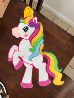 Unicorn walk decoration