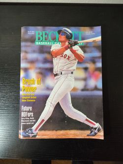Jose Canseco Beckett Baseball Card Magazine
