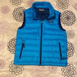 Blue Patagonia Jacket Size M (10) For Kids