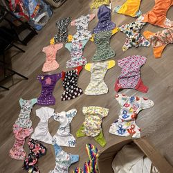 Diaper Covers With Washable Pads 