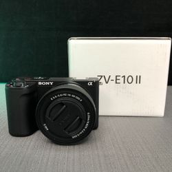 Sony ZV-E10 II Mirrorless Camera with 16-50mm Lens 