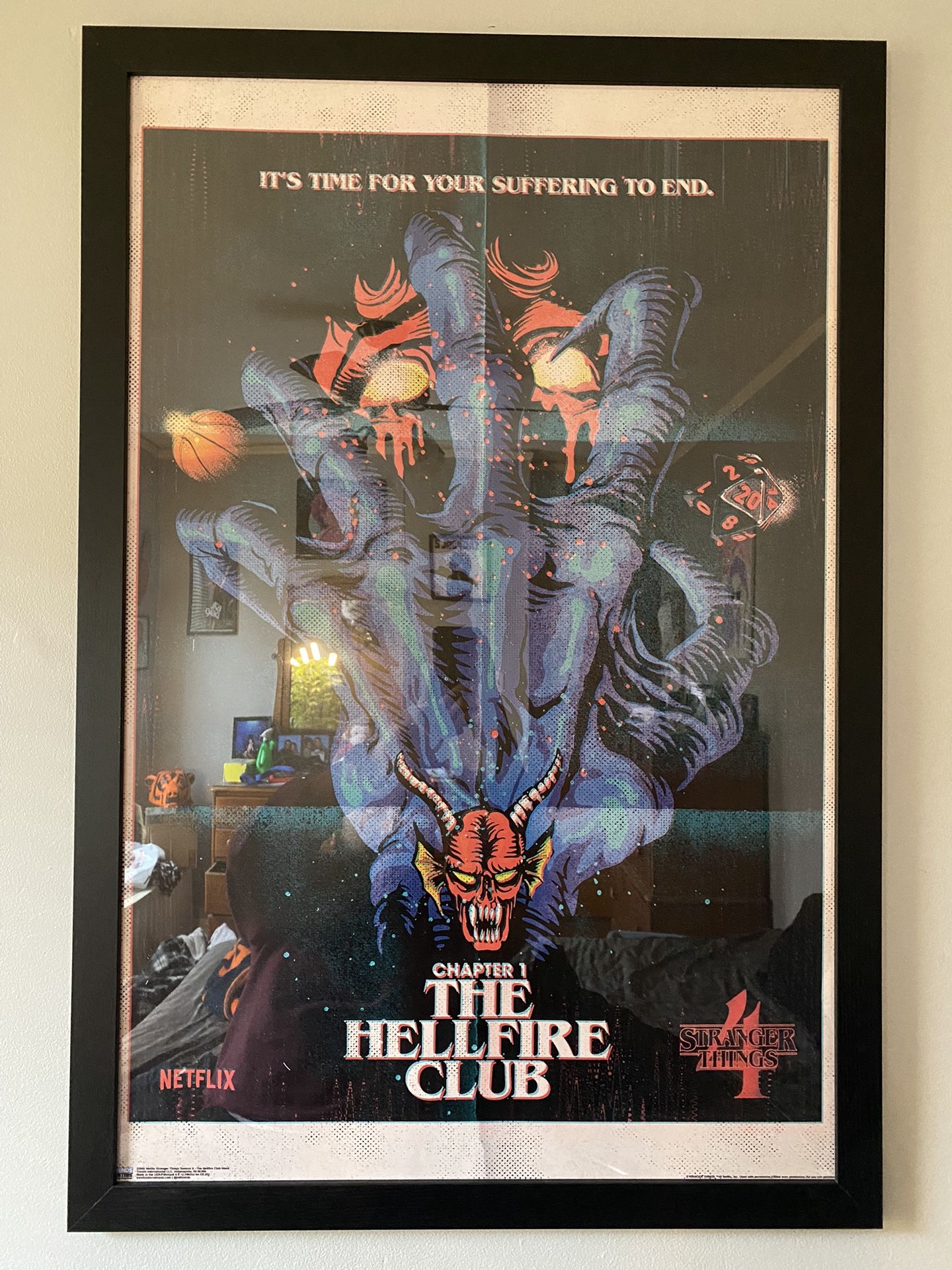 Framed Stranger Things Poster