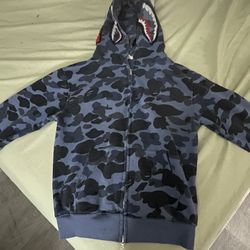 Blue Bape Jacket