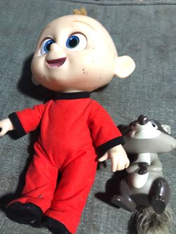 Incredibles Jack Jack Doll with the skunk