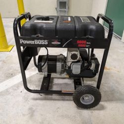 PowerBOSS Generator Briggs & Stratton Engine - 5600 Watts / 8600 Starting Watts Gas powered.  Delivery available for a small fee.  No more power outs