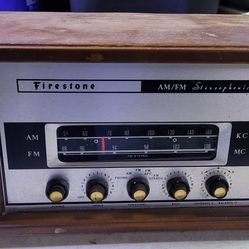 Firestone Stereophonic AM/FM Radio Model No 4-A-241 Code No 438-2-1715 Works