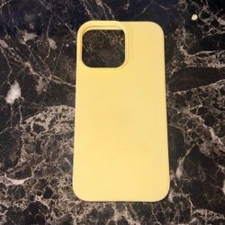 I Phone  15 pro max Yellow Phone case  