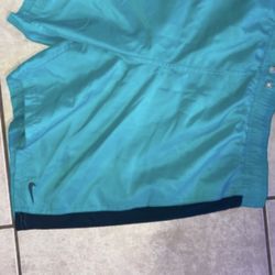 Nike Y2K Teal Swim Trunks – Vintage Men’s Medium (Rare Color)