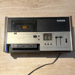 Vintage Sony Stereo Cassette-corder Tc-134 Sd