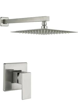 Shower System Brushed Nickel Shower Faucet Set 
