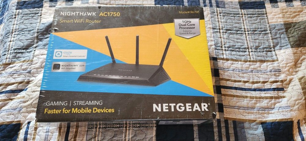 NETGEAR Nighthawk AC1750 Smart WiFi Gaming Router